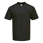 Portwest Black Short Sleeve T-Shirt, UK- L