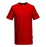 Portwest Red Short Sleeve T-Shirt, UK- L