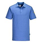 Portwest AS21 Blue ESD-Safe Polo Shirt, UK- XL
