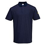 Portwest AS21 Navy ESD-Safe Polo Shirt, UK- M