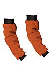 EDC PROTECTION E4754 Orange Reusable Leather Arm Protector for Healthcare Environments, Industrial, Manufacturing,