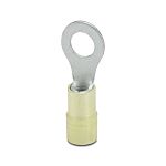 Phoenix Contact Insulated Ring Terminal, M6mm Stud Size, Yellow