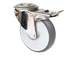 Guitel Hervieu Braked Swivel Castor Wheel, 100kg Capacity, 125mm Wheel