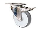 Guitel Hervieu Braked Swivel Castor Wheel, 150kg Capacity, 160mm Wheel