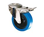 Guitel Hervieu Braked Swivel Castor Wheel, 100kg Capacity, 80mm Wheel