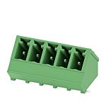 Phoenix Contact Angled Wave Soldering PCB Header, 5 Contact(s), 3.81mm Pitch, 1 Row(s), Shrouded