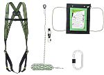 KRATOS SAFETY with Fall Arrester, Harness, Jute Bag, Karabiner