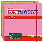 Tesa Green, Pink, Yellow Sticky Note, 75mm x 75mm