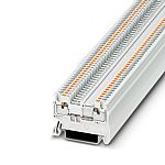 Phoenix Contact 1230474 White, 1.5mm², 1-Level, Push In Termination
