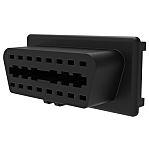 Schutzinger, OBDBU 7632 Automotive Connector Socket Black PCB Mount, Solder Pin Termination RS OBDBU 7632 Au / 12V / SW