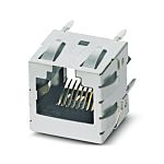 Phoenix Contact Female RJ45 Connector, PCB Mount, Through Hole Straight 1 Port 8 -Way