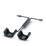 Phoenix Contact Black TPE locking clip, 15mm Max. Bundle