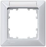 Siemens Aluminium 1 Gang Mounting Plate Thermoplastic Mounting Frame