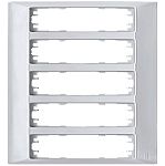 Siemens Aluminium 5 Gang Mounting Plate Thermoplastic Mounting Frame