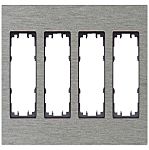 Siemens Aluminium 4 Gang Mounting Plate Aluminium Mounting Frame