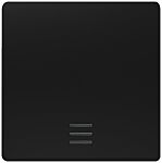 Siemens Black Rocker Switch, 1 Way, 1 Gang, 5TG6201