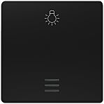 Siemens Black Rocker Switch, 1 Way, 1 Gang, 5TG6201