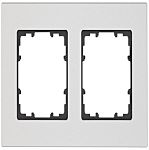 Siemens Aluminium 2 Gang Mounting Plate Aluminium Mounting Frame