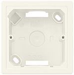Siemens 5TG28 Off White Gloss Thermoplastic Back Box, IP20,  Surface Mount, 84 x 42.5mm