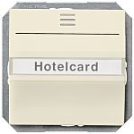 Siemens White Key Card Switch, 5TG48 Series