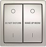 Siemens Do Not Disturb/Make Up Room Switch, 2 Way, 2 Gang, 5TD2863