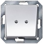 Siemens Aluminium 1 Gang Face Plate Thermoplastic Outlet Plate