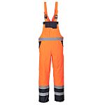 Portwest Orange Reusable Hi Vis Overalls, M