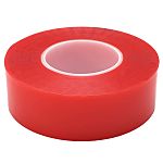 COBA DST0001 Red Double Sided Tape, Acrylic Backing, 50mm x 50m