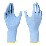Unigloves Nitrex 244F Blue HPPE, Nylon, Spandex Cut Resistant Work Gloves, Size XL, Uncoated Coating