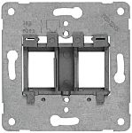 Siemens Silver 2 Gang Back Plate Metal Jack Faceplates & Mounting Plates