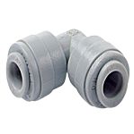 Norgren Pneufit D Series Push-in Fitting, Push In 1/2 in to 3/8 in Female, Threaded Connection Style, D20400706