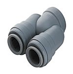 Norgren Pneufit D Series Push-in Fitting, Push In 3/8 in, Push-in Connection Style, D20890600