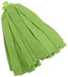 Hlava mopu, 350mm, Zelená Mikrovlákno