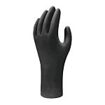 Showa Showa Black Nitrile Anti-Static Work Gloves, Size XL, Uncoated Coating