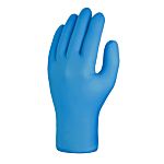 Skytec EMG460 Blue Nitrile Anti-Static Work Gloves, Size S, Uncoated Coating