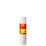 Patlite LR5 Series Amber, Red Buzzer Signal Tower, 2 Lights, 24 V dc, Direct Mount