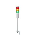 Patlite LR5 Series Amber, Green, Red Signal Tower, 3 Lights, 24 V dc, Pole Mount