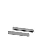 Siemens 8PQ1018 Series Grey Sheet Steel Modular Panel, 100mm H, 800mm W, 25mm D, for Use with Standard Frame