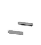 Siemens 8PQ1016 Series Grey Sheet Steel Modular Panel, 100mm H, 600mm W, 25mm D, for Use with Standard Frame