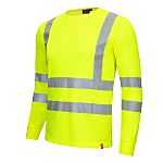 NITRAS SAFETY 7009 Fluorescent Yellow Unisex Hi Vis T-Shirt, S