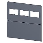 Siemens 8MF1 Series Grey Steel End Panel, 900mm W, 1000mm D, 1000mm L, for Use with SIVACON