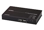Aten 4 Port Quad Monitor USB HDMI KVM Switch, 3.5 mm Jack 1920 x 1200 Maximum Resolution