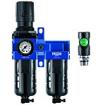 PREVOST G 1/2 FRL Assembly, 0.01μm Filtration Size Integrated Pressure Gauge