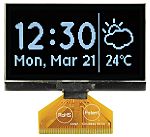 OLED displej 2.42in barva Bílá Pasivní matice 128 x 64pixely COT rozhraní Multi Midas