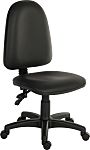 RS PRO Black Plastic Operator Chair, 120 Weight Capacity