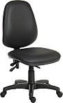 RS PRO Black Plastic Operator Chair, 120 Weight Capacity
