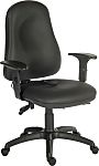 RS PRO Black Plastic Operator Chair, 150 Weight Capacity