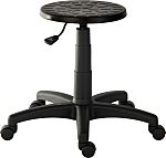 RS PRO Black Plastic Operator Seating, 100 Weight Capacity