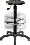 RS PRO Black Plastic Stool, 100 Weight Capacity