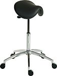 RS PRO Black Plastic Stool, 120 Weight Capacity